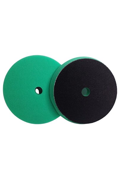 GREENCAR WASH Destek Tabanlı Pasta Süngeri 5 İnç 125 Mm Sert Yeşil