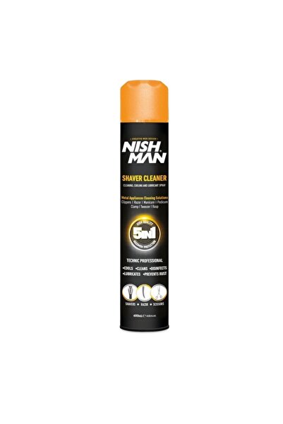 NISHMAN Berber Makina & Ekipman Temizleme Ve Bakım Yağı 5in1 400 ml