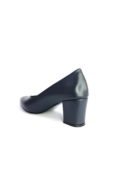 Büşra Sultan Ayakkabı Kadın Lacivert Hostes Ayakkabısı / Klasik Topuklu Ayakkabı