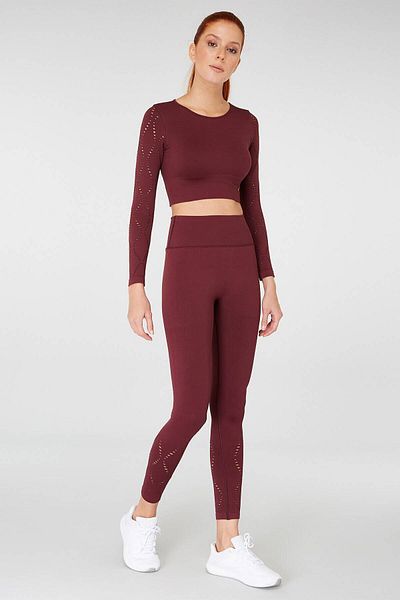 Jerf Leggings Napoli Econyl Claret Red