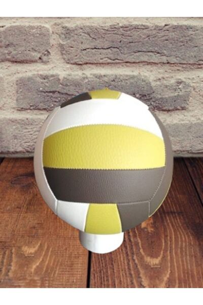 mercan tuval Mercan Voleybol Topu Dikişli Yumuşak Deri % 100 Yerli