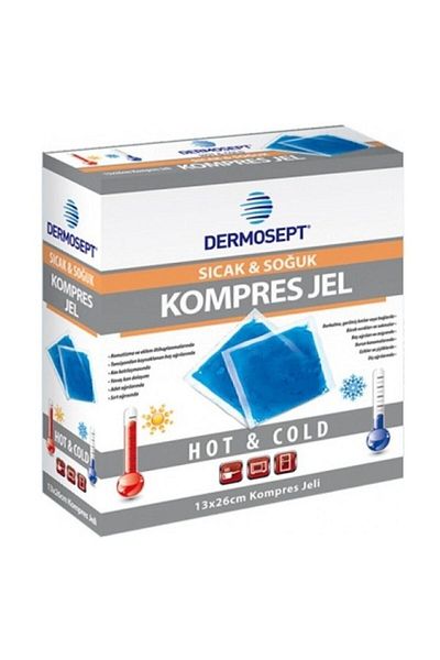 DERMOSEPT Hot Cold Thermo Gel Compress Gel Thermogel 13 X 26 cm