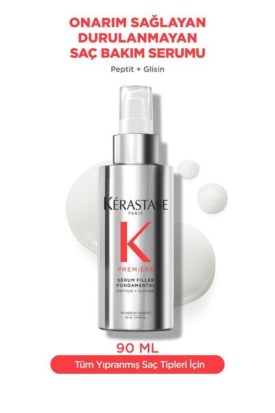 Kerastase Premiere Serum Filler Fondamental-Tüm Yıpranmış Saç Tipleri için Onarıcı BAKIM 90 ML ....-
