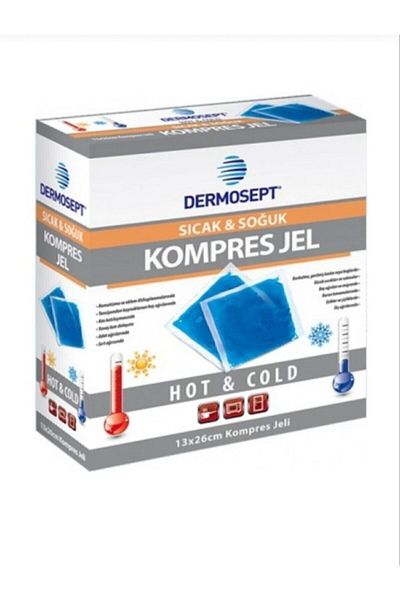 DERMOSEPT Thermogel 13cmx26cm Cold Hot Compress X 2 Pieces