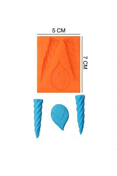 Pastaland يونيكورن هورن 5*7 سم - قالب عجين سيكر سيليكون