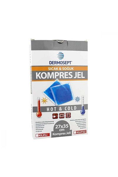 DERMOSEPT Large Size 27x35 cm Hot Cold Compress Thermo Ice Gel