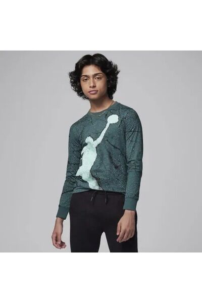 Nike Jdb Jumpman Cement Ls Tee Erkek Jordan  Sweat