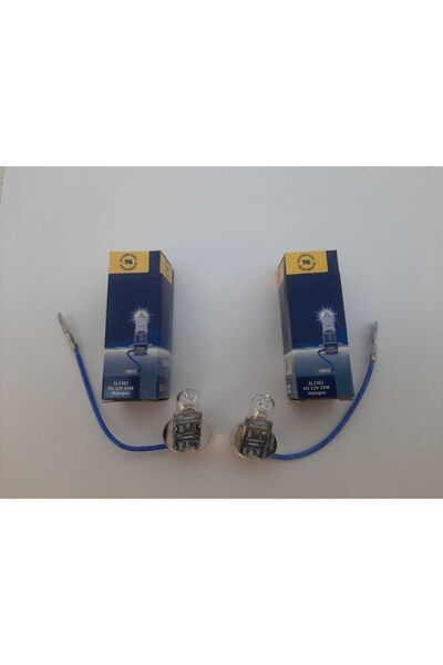 SLIGHT H3 Ampul 12v 55w 1 Çift 2 Adet Standart Halogen Ampul
