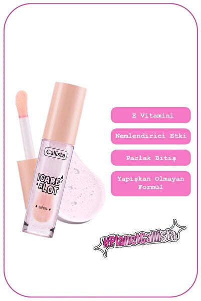 Callista I Care A Lot Lip Oil Nemlendirici Dudak Yağı - 02 Strawberry