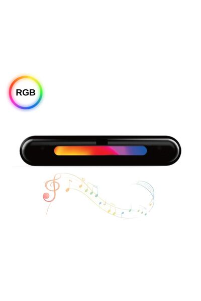 VOOKA Bluetooth Hoparlör 10W Ses Bombası Rgb Işıklı USB/TF/TWS/Bluetooth Rgb ...