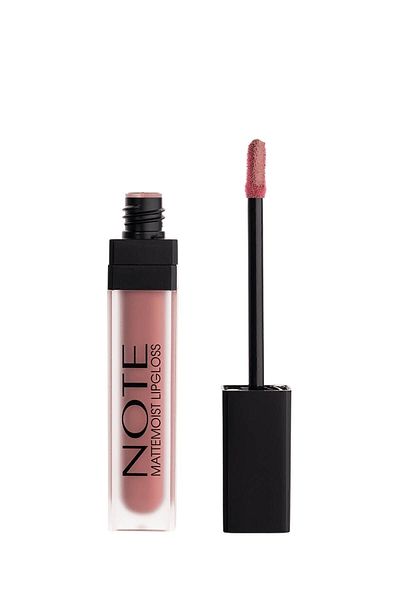 NOTE Mattemoist Lipgloss Semi Matte Satin Finished Liquid Lipstick 410 Sandal Wood - Nude