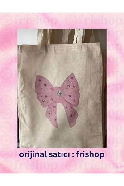redame Bows Pinterest Ribbons Y2K Retro Unisex Cloth Bag Tote Bag