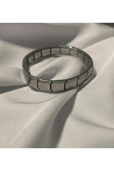 OCTW Stainless Steel Italian Charm Bracelet