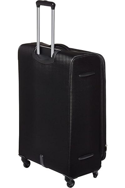American Tourister حقيبة سفر بعجلات كبيرة الحجم من جامايكا، باللون الأسود، ضمان عالمي لمدة 3 سنوات