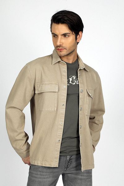 Lee Cooper Мъжко тъкано яке - Карела Минк
