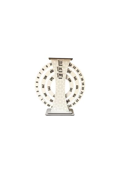 Vera Atolye Masaüstü Ahşap Hareketli Sonsuz Takvim