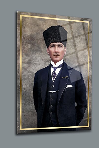 glassartdesign Atatürk Cam Tablo 119