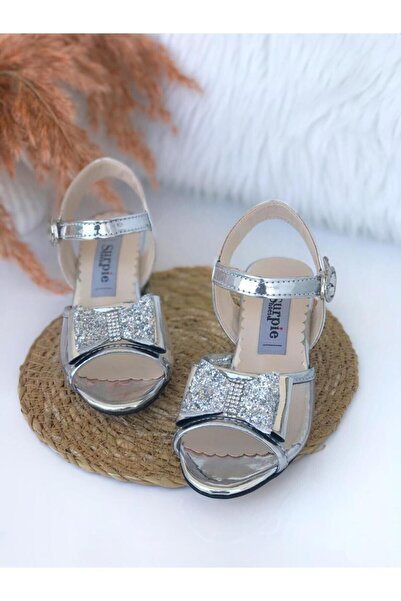 Surpie Shoes Fiyonk Detaylı Topuklu Çocuk Ayakkabı