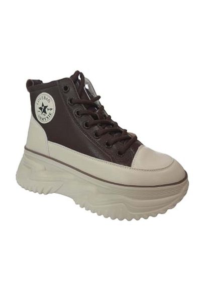 NORT OF WILD Gamelu 23Kz Gınza Women's Sneakers - Thick Sole, Brown, St01056-40