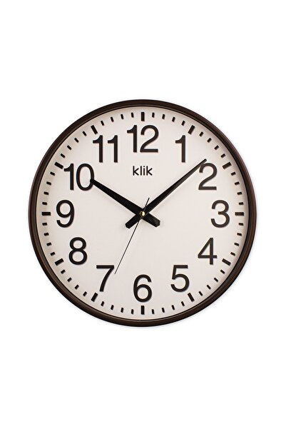 Klik Simplex - Ceas de perete de bază cu cadru gri