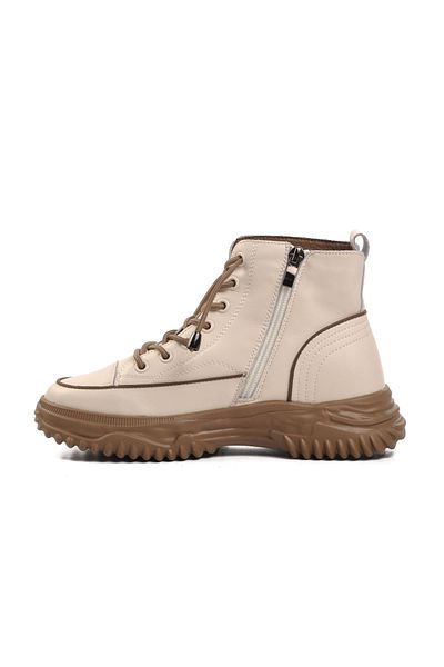 Guja Γυναικείες μπότες Camel - 24K310-13, με Fleece εσωτερικά