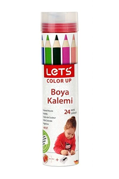 Lets 24lü Kuru Boya Metal Kutu
