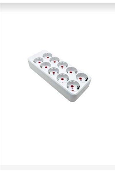 Genel Markalar 10'lu Klemensli Topraklı Grup Priz Gold Serisi Kablosuz