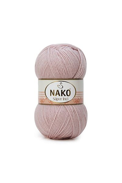 NAKO 318 Model Rosebud - Πλεκτό και νήμα χειρός με λεπτομέρεια Super Pearl