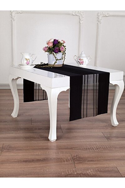 HAPPY CONCEPT Față de masă americană Black Runner 40x140 Paris 37