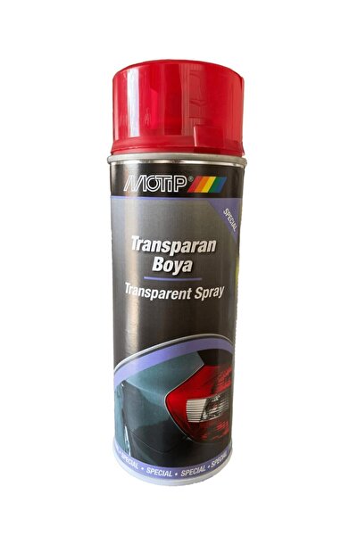 Motip Stop Boyası Transparan Kırmızı Sprey 400ml