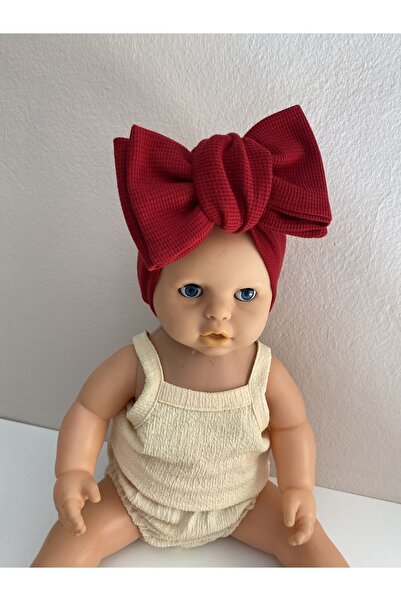 Lolidenss Koyu kırmızı Waffle band