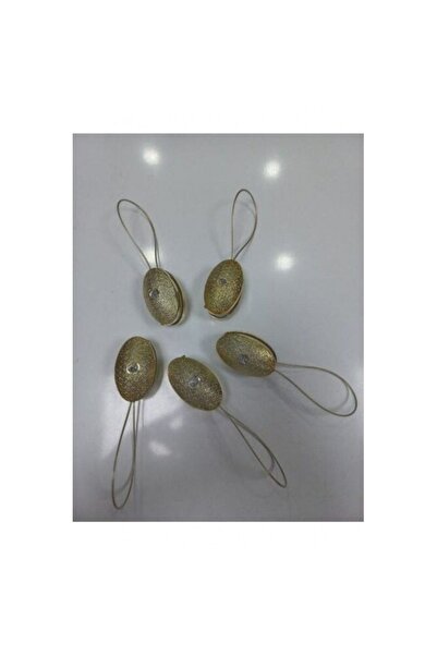 TAYVİN Pachet de 5 ovali aurii - Accesoriu pentru perdea cu magnet și retract...