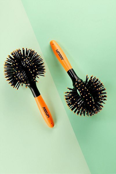 Mixup !3D Curling Curly and Wavy Hair Special Bomb Hair Brush