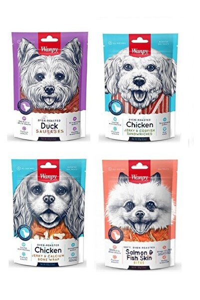 Wanpy Köpek Ödülü 4 Çeşit Karma Eko Paket