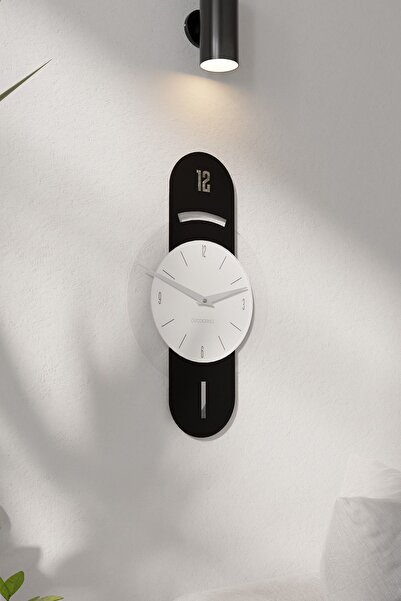 acargrafik Dekoratif Şeffaf Pleksili Lüx Duvar Saati