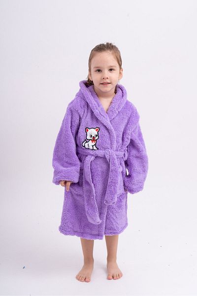 Kids purple dressing gown cheap