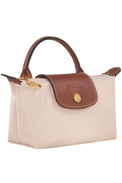 FNDSTORE Le pliage Hakiki Deri Saplı Mini Xsmall Pounch Navy Blue