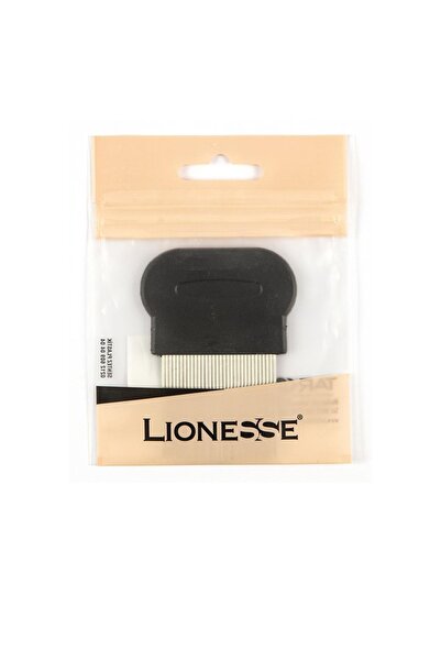 efmues Χτένα με μεταλλική άκρη της μάρκας Lionesse - 1 τεμάχιο