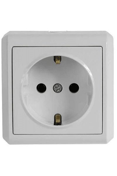 VİKO Viko Vera Surface Mounted Grounded Socket White (Framed)90681008 (2 Pieces)