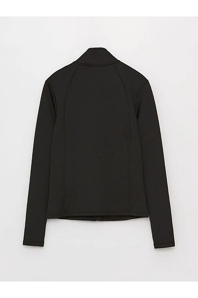 LC Waikiki Γυναικείο φούτερ με φερμουάρ LCW Active Stand Collar Μακρυμάνικο