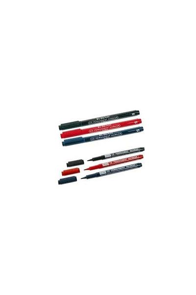 Rubenis Set of 12 Red Acetate Pencils - Permanent S Series with Eraser