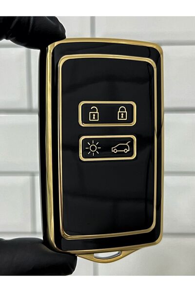 BARKAS ELEKTRONİK Dacia Duster Sandero III Sandero Nano Key Case with Stepway Card Black