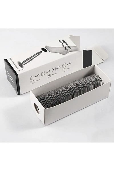 Vıola Project 35 mm Pododisk Replacement Sanding Pedicure Disc (Sanding Only) Medium 1Oo