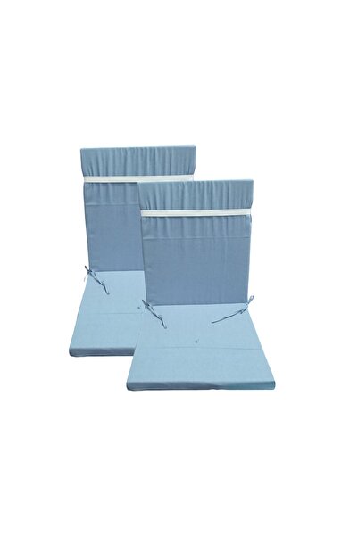 GÜLLÜCE HOME 2'li Sünger Dolgulu*(40 X 87 X 3 CM)*fermuarlı*arkalıklı*sandaly...
