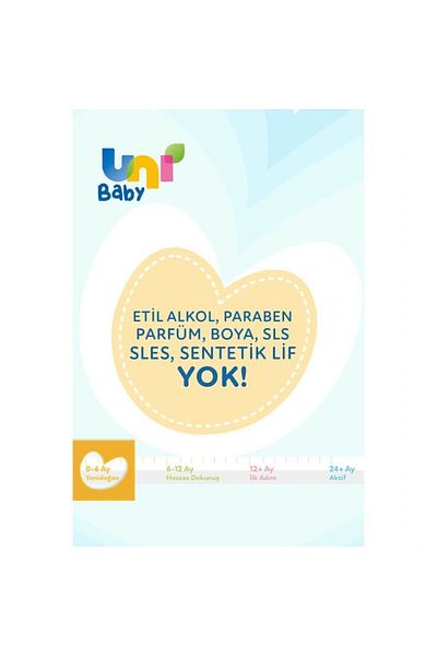 Uni Baby Newborn Wet Wipes 3x40pcs 0-6 Months