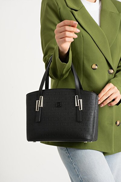 Just Polo 6 Bölmeli Gofraj Baskılı El Ve Omuz Çantası 4030