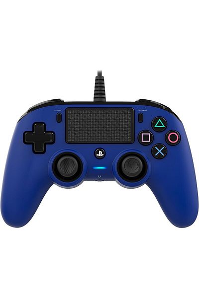 Nacon Wired Compact Controller for PlayStation 4 - Blue