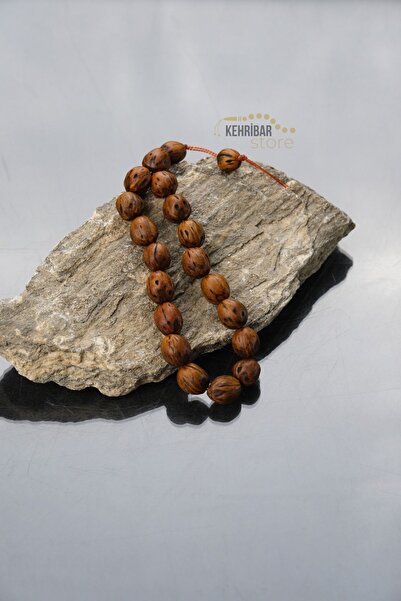 Açık Kahverengi Mărgele de rugăciune Andiz parfumate maro Efe Boy - Cadou pen...