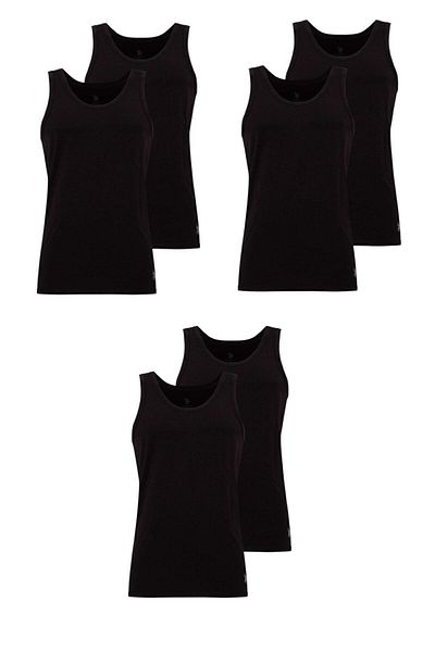 U.S. Polo Assn. 100% Cotton 6-Piece Undershirt