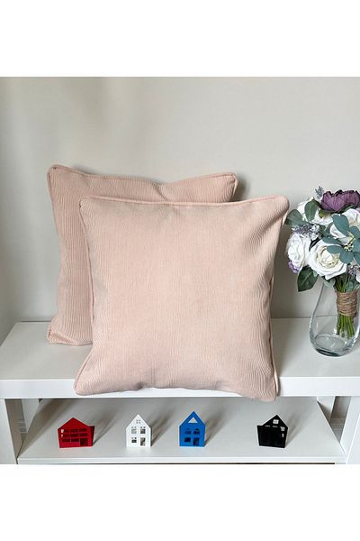 DECO Παστέλ Χρώμα Λεπτό Κοτλέ - Πολυτελής Κομψή Κάλυμμα Ριχτάρι